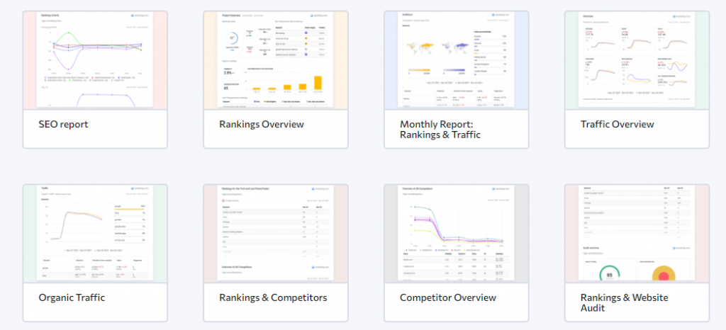 se ranking report templates