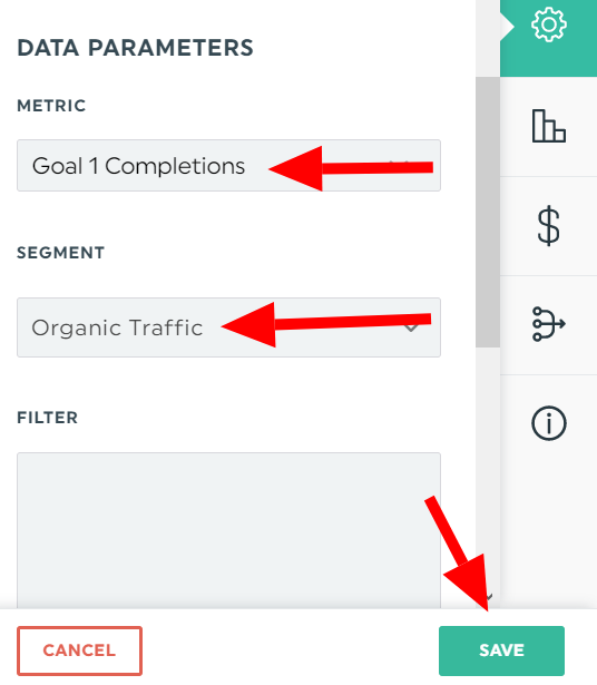 customize dashthis dashboard