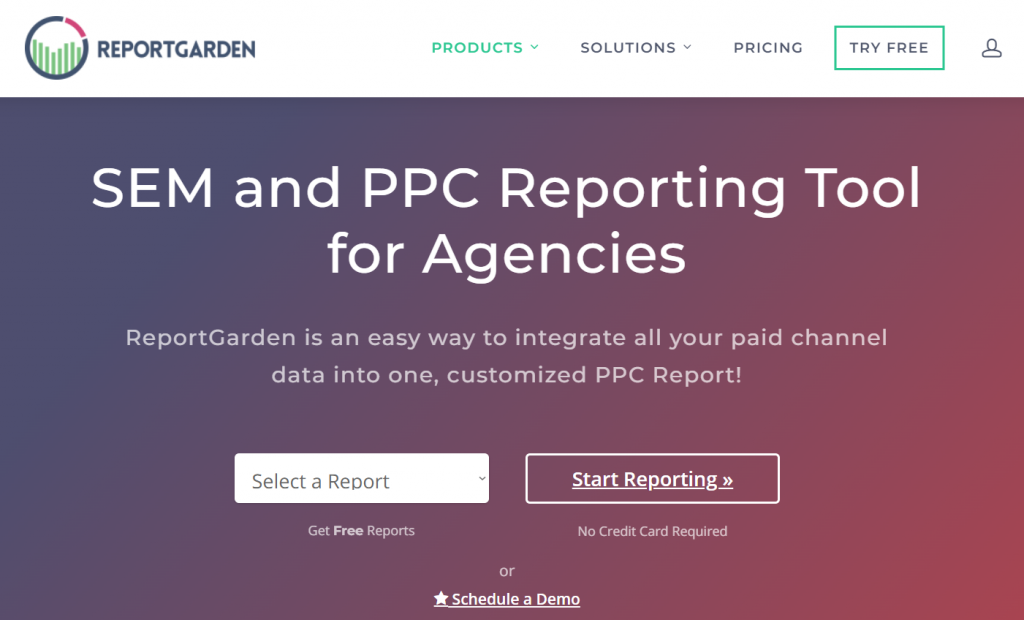 report garden ui