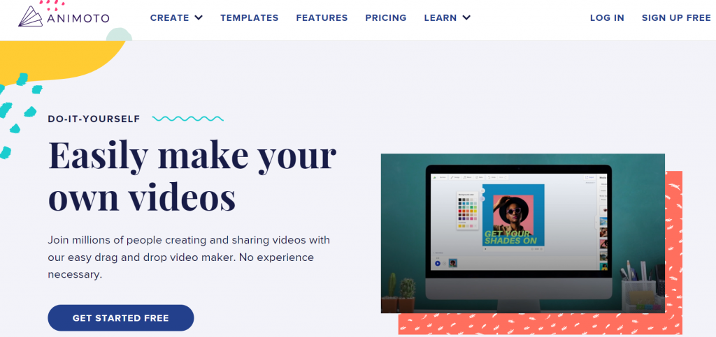 Free Video Maker  Create & Edit Your Videos Easily - Animoto