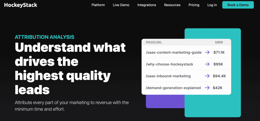 hockeystack - multi-touch attribution software